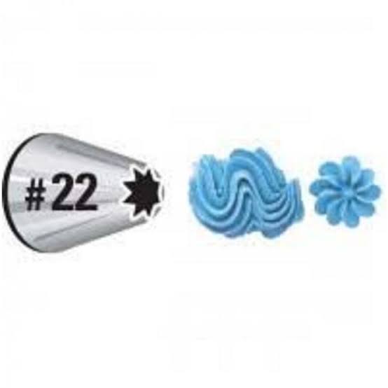 Small Open Star Nozzle No.22 - Image 2