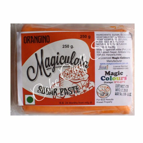 Orangeino Magiculata Sugar Paste / Fondant 250g