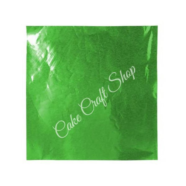 Green Chocolate Wrapping Paper (13x8cm)
