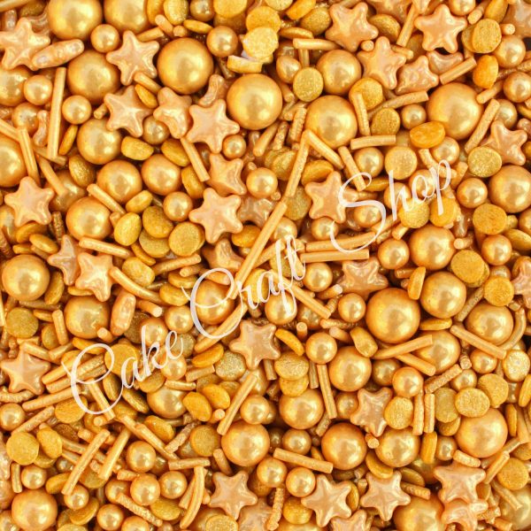 Gold Explosion Sprinkles 100g