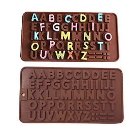 Alphabet Silicon Chocolate Mould