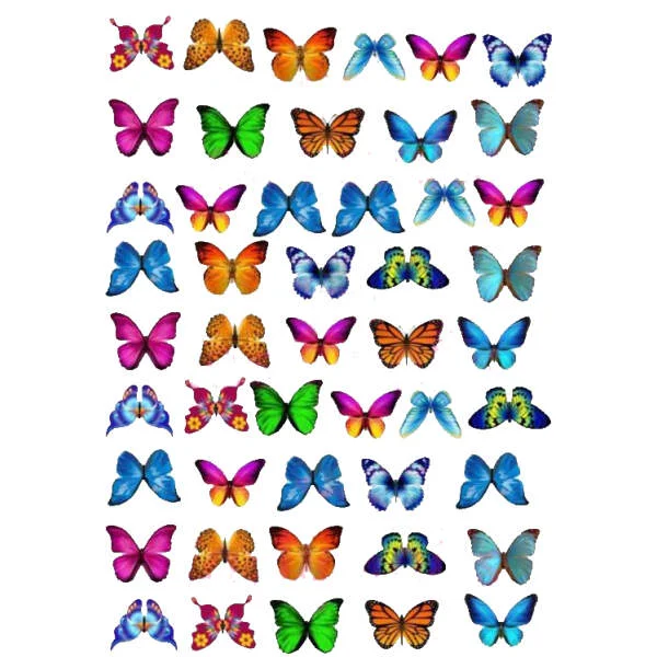 Wafer Paper Butterfly (multi colour)