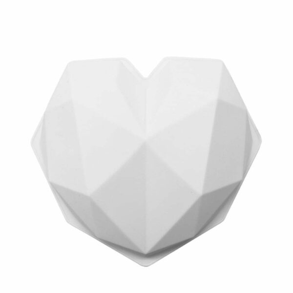 Geometric Heart Silicon Mould