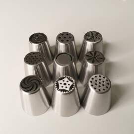 Russian Nozzles Set of 9 Large