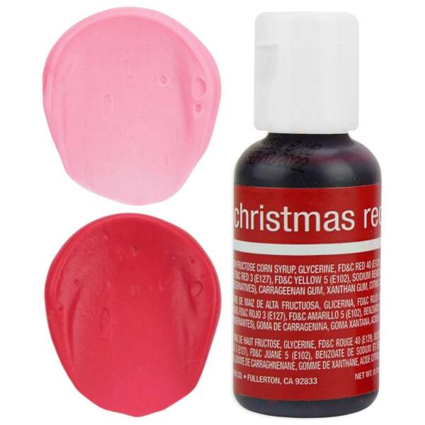 Chefmaster Christmas Red Gel Food Colour