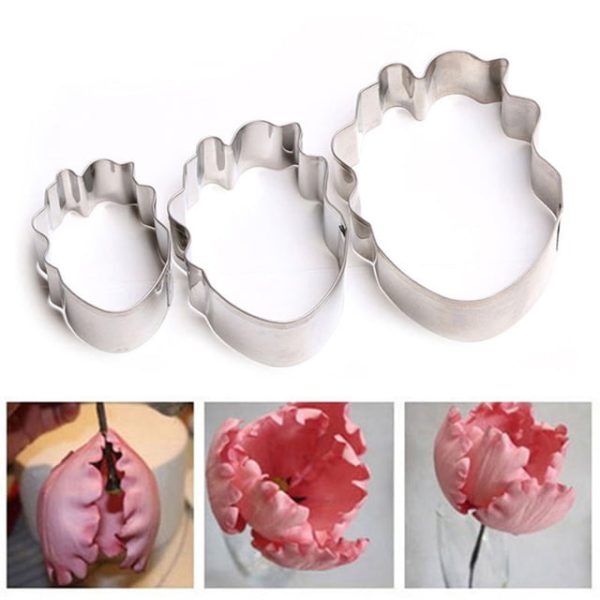 Parrot Tulip Petal Cutter Set of 3