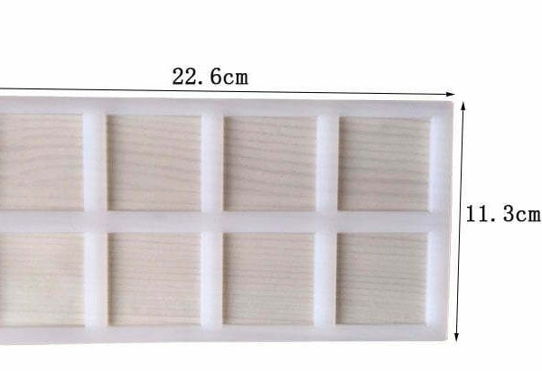 Chocolate Garnishing Silicone Mold (Square)