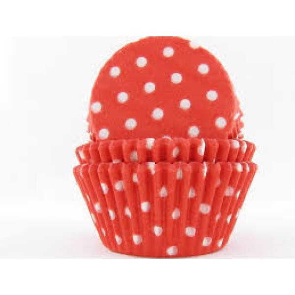 Red Polka Dot Cupcake Liners